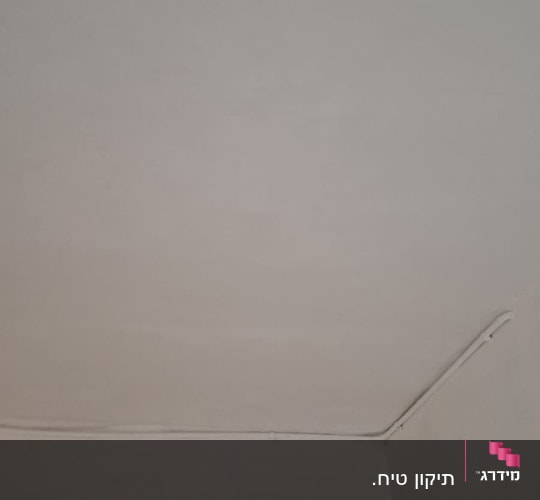 תקרה וקירות פנים צבועים בלבד נקי בחדר מגורים